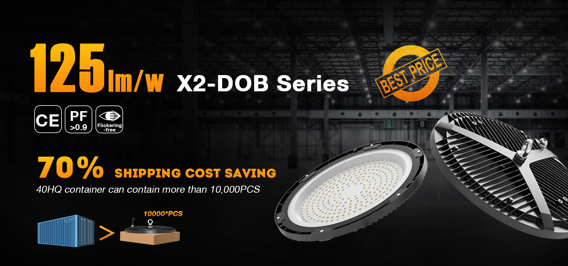 kualitas Lampu LED High Bay pabrik