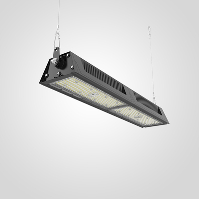 Beli Aluminium Alloy LED Linear High Bay 5000K 480W RAL 9017 Hitam pembuatan online