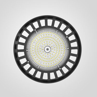 Beli 160lm/w Efisiensi Tinggi LED High Bay Light untuk area langit-langit tinggi di RAL 9017 Hitam pembuatan online