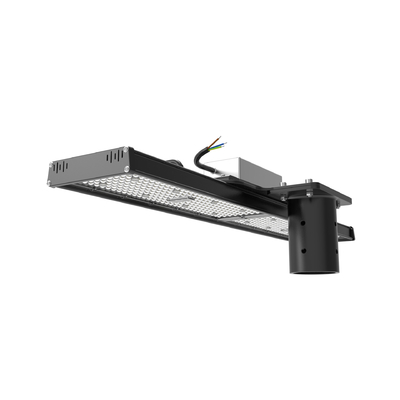 Beli Aluminum Alloy Linear High Bay RAL 9017 Black Standard Colour and CRI 80 Optional for Your Requirements pembuatan online
