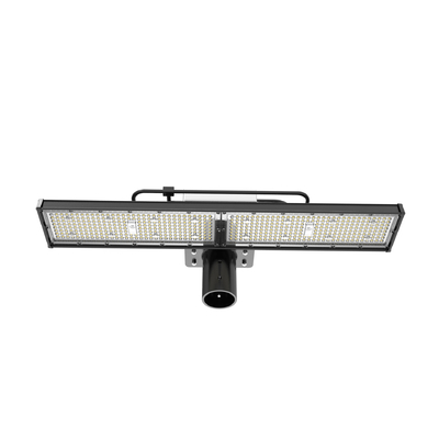 Beli 120-277V Input Voltage Linear High Bay LED Light dengan RAL 9017 Black Coating pembuatan online